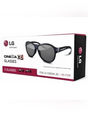LG Cinema 3D Glasses AG-F310 2 Pack